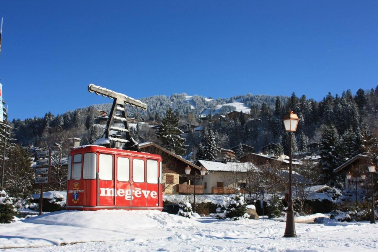 Les Comtes De Savoie - Appartement Renove Proche Du Centre De Megeve Avec Vue Sur Le Mont D'Arbois Kültér fotó
