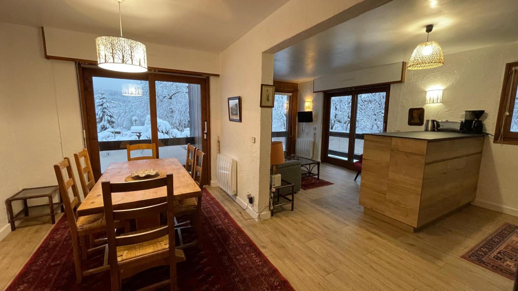 Les Comtes De Savoie - Appartement Renove Proche Du Centre De Megeve Avec Vue Sur Le Mont D'Arbois Kültér fotó